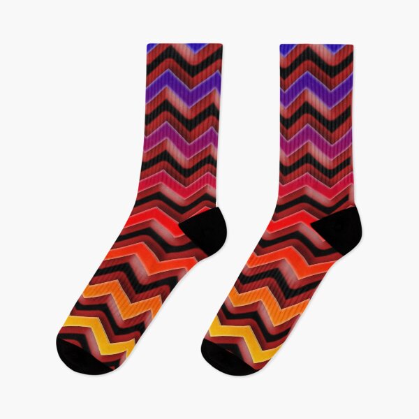Item preview, Retro Futuristic 1980s 3D Chevron/Zig Zag Pattern  designed and sold by Bill Shearer.