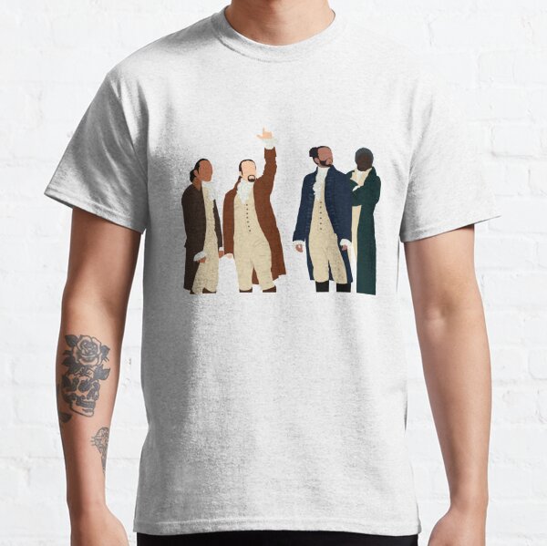 Hamilton, Lafayette, Mulligan and Laurens artwork. Classic T-Shirt