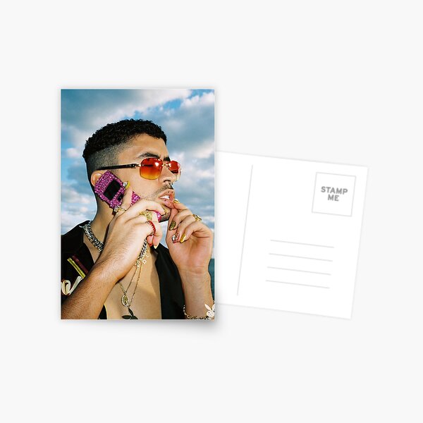 BAD BUNNY Playboy Mag Postcard