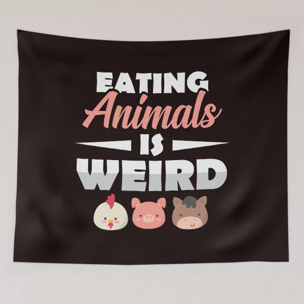 Item preview, Eating Animals Is Weird designed and sold by MagicSD Designs.