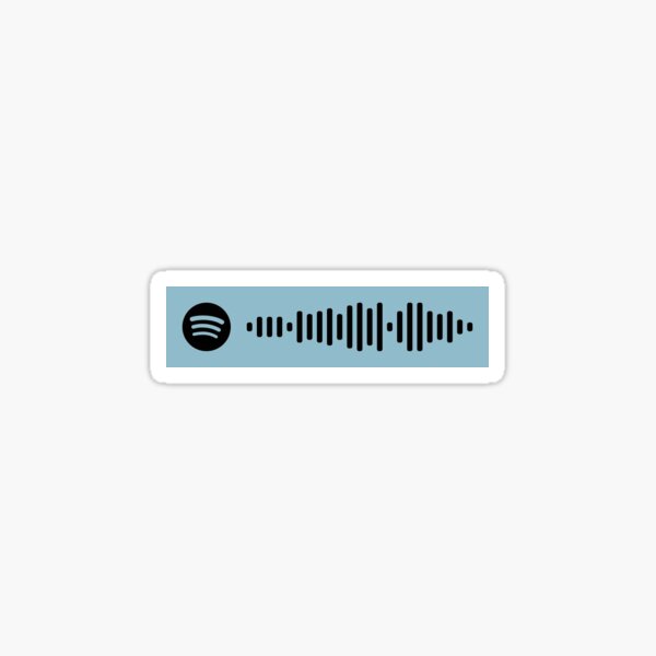 Sweater Weather por The Neighborhood Spotify Code Pegatina
