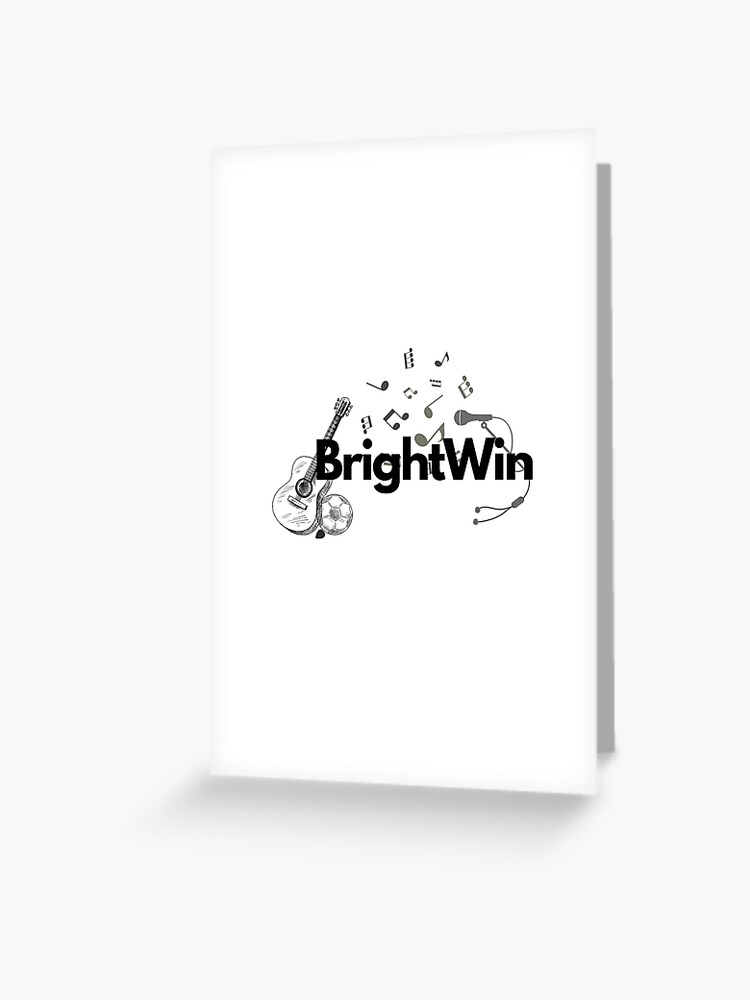 Copy of BrightWin 2gether the series B/W | Greeting Card