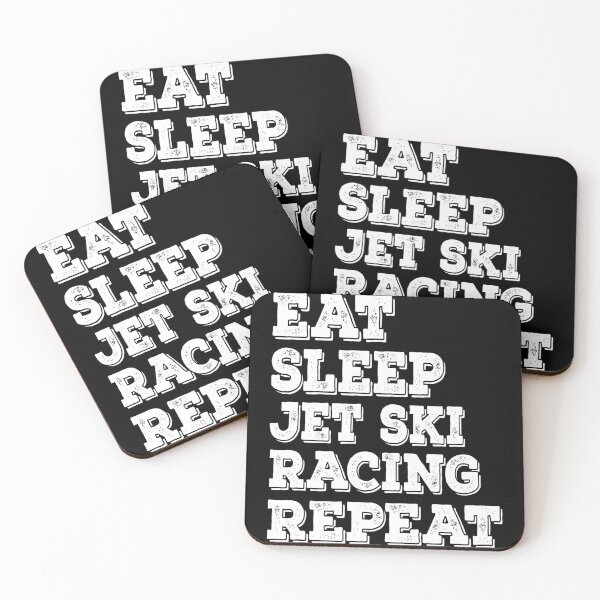 Artikelvorschau, Eat Sleep Jet Ski Racing Wiederholung entworfen und verkauft von meedTee.