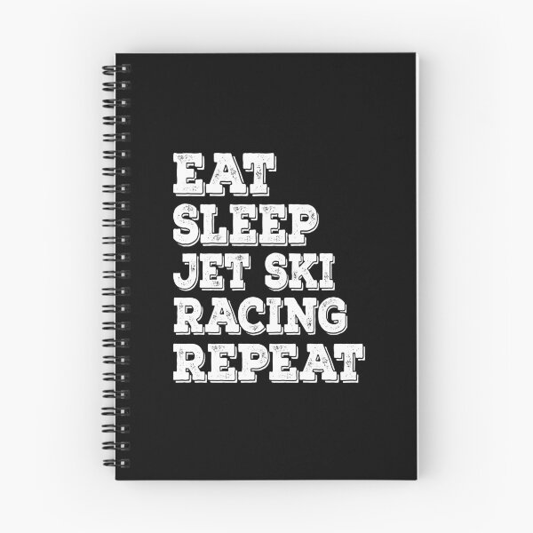 Artikelvorschau, Eat Sleep Jet Ski Racing Wiederholung entworfen und verkauft von meedTee.