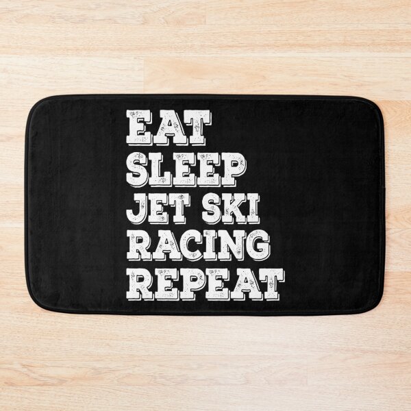 Artikelvorschau, Eat Sleep Jet Ski Racing Wiederholung entworfen und verkauft von meedTee.