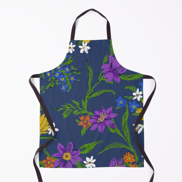 Item preview, Spring Flowers on Blue designed and sold by Leslie Rogers Todder.