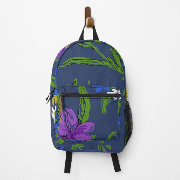 Item preview, Spring Flowers on Blue designed and sold by Leslie Rogers Todder.