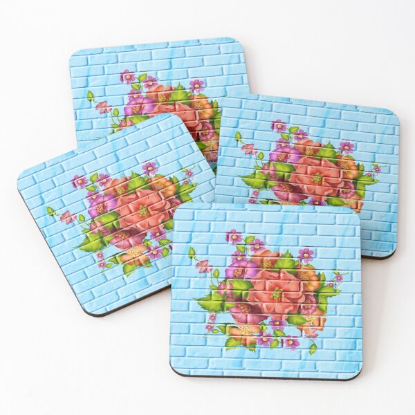 Item preview, Flowers Painted On a Wall designed and sold by LoneAngel.