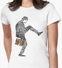 Briefcase Full of Spam (light bkgd) Women's Fitted T-Shirt