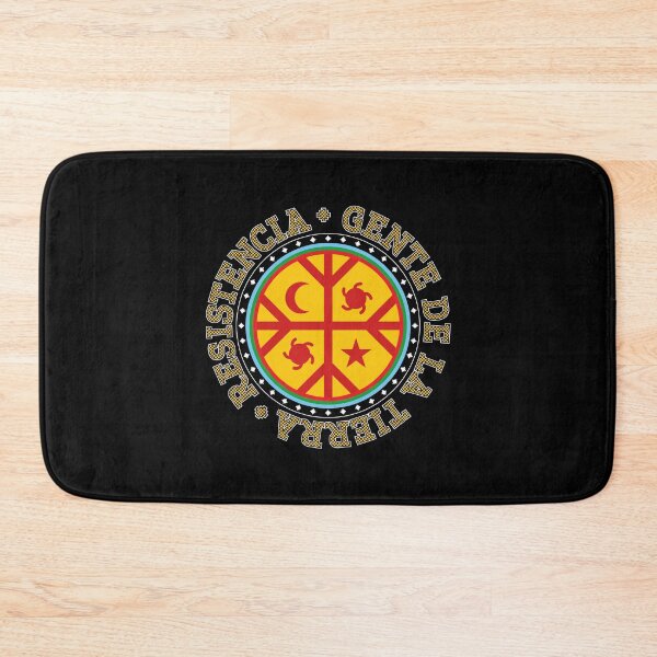 Item preview, Mapuche Chile South America YELLOW Dot Text designed and sold by ElPato.