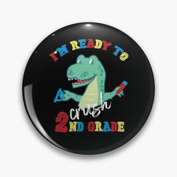 Item preview, 2nd Grade Grader Dinosaur Dino Fan designed and sold by Betsytiptoe.