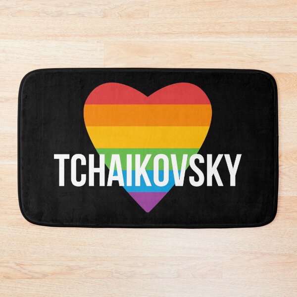 Item preview, Tchaikovsky | Rainbow Heart on Black Background designed and sold by EarlessPierre.