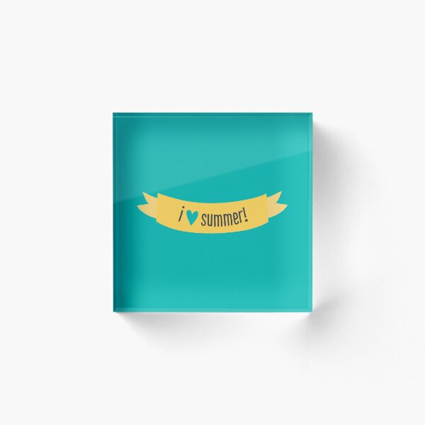Item preview, I Love Summer designed and sold by Textography1.