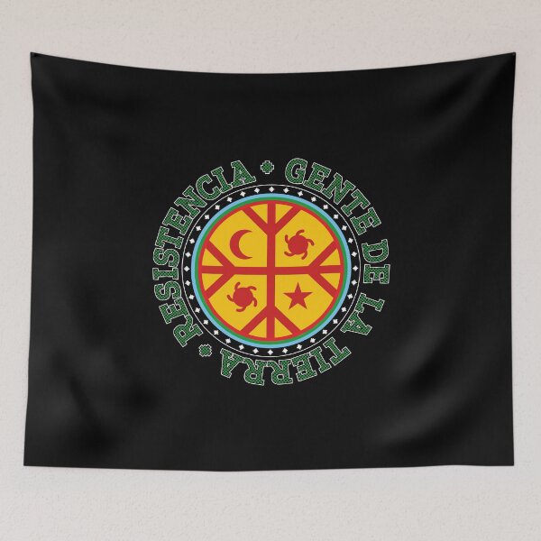 Item preview, Mapuche Chile South America GREEN Dot Text designed and sold by ElPato.