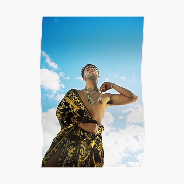 BAD BUNNY Playboy Dios griego Póster