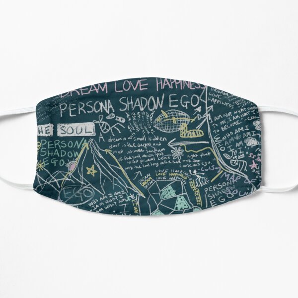 BTS PERSONA Map of the Soul RM Chalkboard Graphic Mask