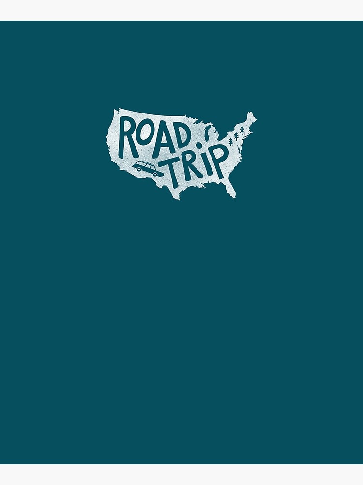 Road Trip USA - blue by cabinsupplyco