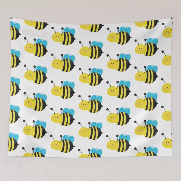 Item preview, CUTE GLITTER BEE  designed and sold by Glossypop.