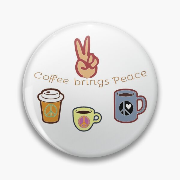 Item preview, Coffee brings peace designed and sold by cafe-muse.