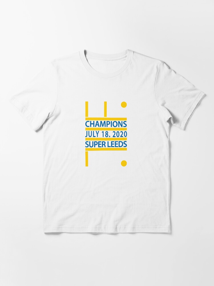 leeds champions t shirt