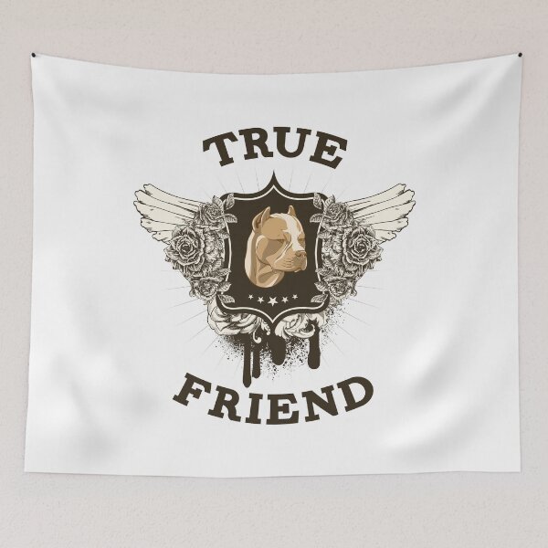 Item preview, American Staff True Friend Pet Loss Remembrance designed and sold by MasterKlaw.