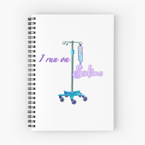 Item preview, I Run on Saline designed and sold by ChronicallyGeek.