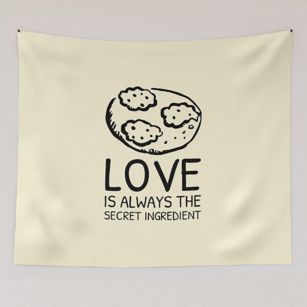 Item preview, Cookie Recipe for Baking Secret Ingredient Love Plate designed and sold by quoteology.