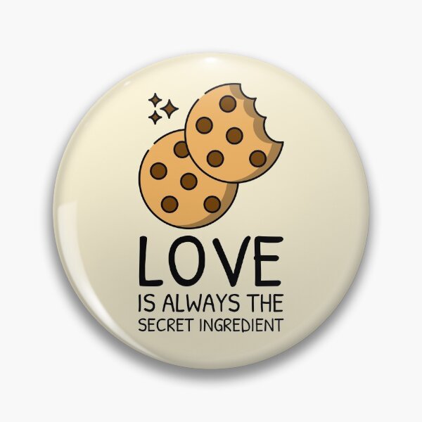 Artikelvorschau, Plätzchen-Rezept zum Backen der geheimen Zutat-Liebe niedlich entworfen und verkauft von quoteology.