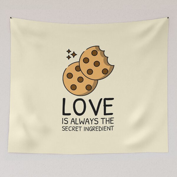 Item preview, Cookie Recipe for Baking Secret Ingredient Love cute designed and sold by quoteology.