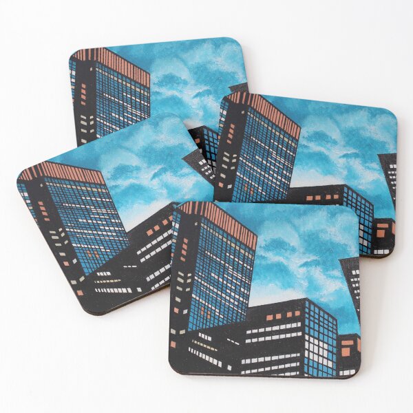 Item preview, The city acrylic painting  designed and sold by Kayla :).