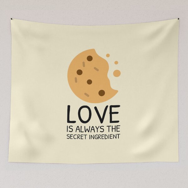 Item preview, Cookie Recipe for Baking Secret Ingredient Love Bite designed and sold by quoteology.
