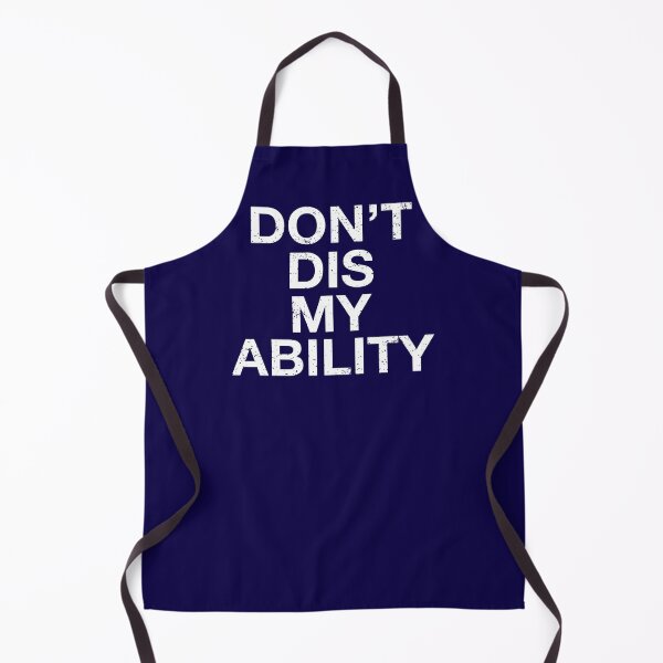 Aperçu de l'œuvre Ne dis pas mon aptitude au handicap et à la sensibilisation des handicapés créée et vendue par SoCoolDesign.