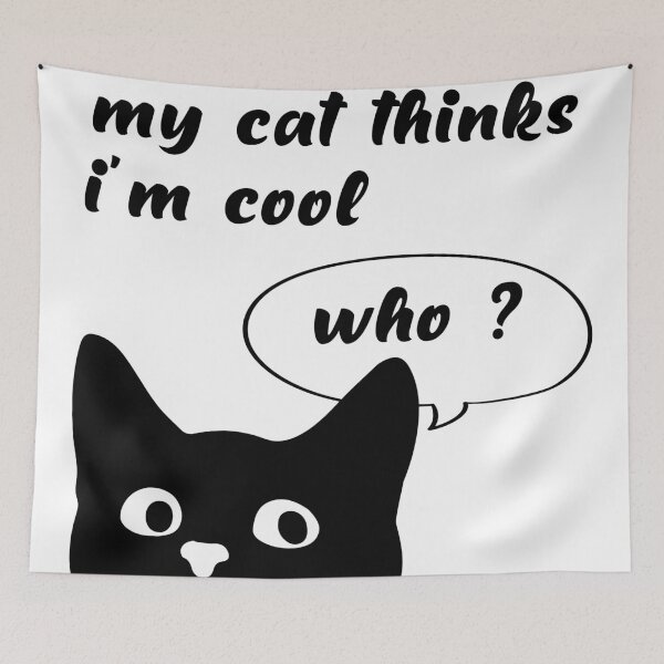 Item preview, my cat thinks i am cool designed and sold by -DEEWOLF-.