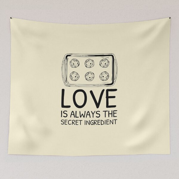Item preview, Cookie Recipe for Baking Secret Ingredient Love Oven Fresh designed and sold by quoteology.