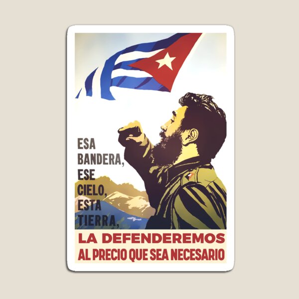 Classic Cuban Propaganda Poster Magnet
