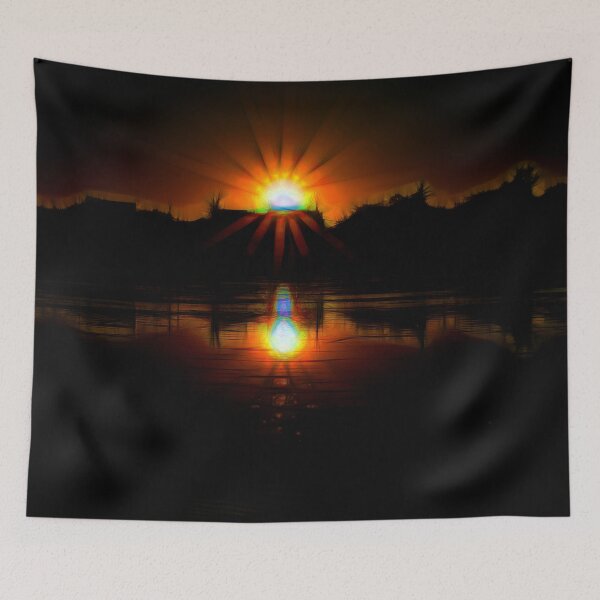Item preview, Sunset on The Wisconsin River designed and sold by bloomingvine.