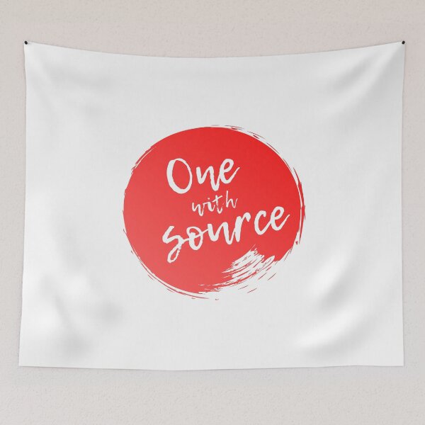 Item preview, One With Source | Law of Attraction | RED designed and sold by RonVivero.