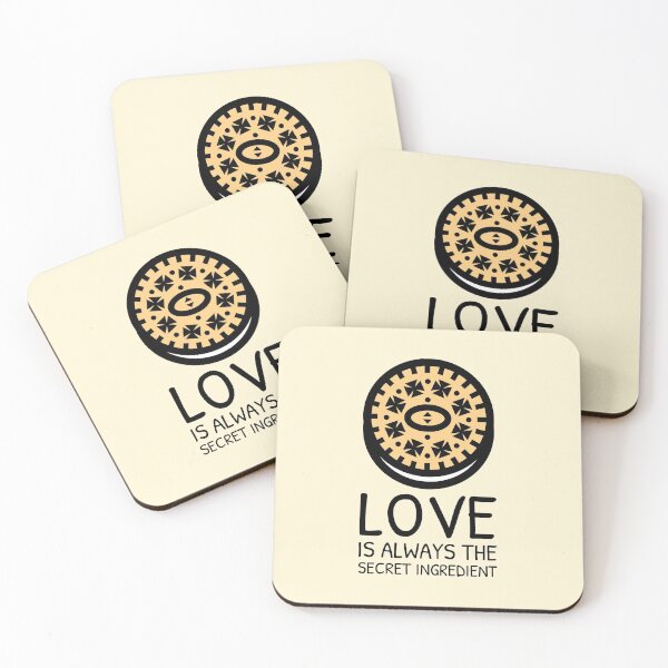 Item preview, Cookie Recipe for Baking Secret Ingredient Love Stuffed Cream designed and sold by quoteology.