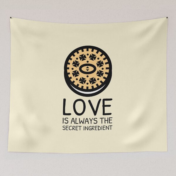 Item preview, Cookie Recipe for Baking Secret Ingredient Love Stuffed Cream designed and sold by quoteology.