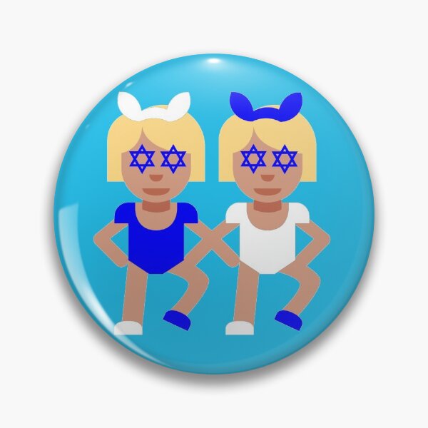 Item preview, bunny ears emoji hanukkah designed and sold by Gossip Rag.