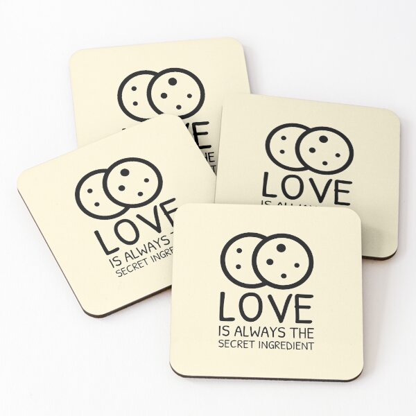 Item preview, Cookie Recipe for Baking Secret Ingredient Love Pair designed and sold by quoteology.
