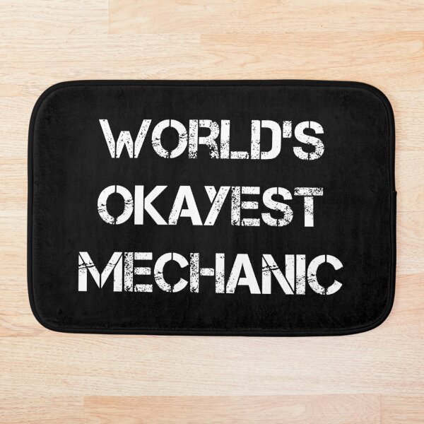 Item preview, World's okayest mechanic designed and sold by CoolThingss.