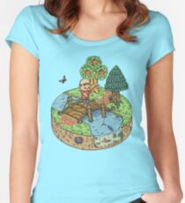 New Leaf Women's Fitted Scoop T-Shirt