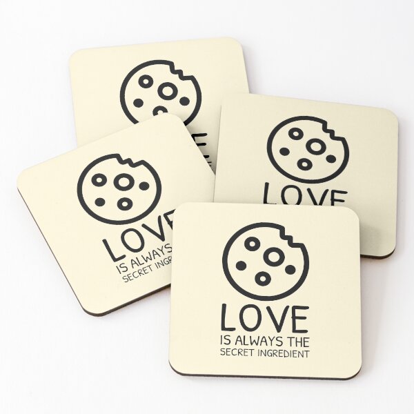Item preview, Cookie Recipe for Baking Secret Ingredient Love Nibble designed and sold by quoteology.
