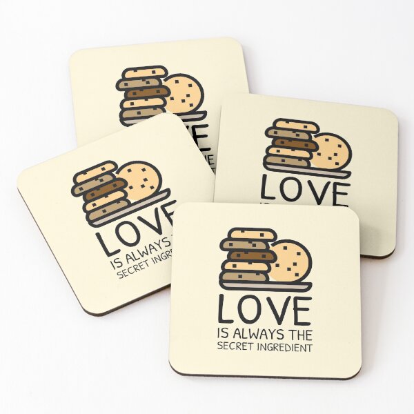 Item preview, Cookie Recipe for Baking Secret Ingredient Love Plate Full designed and sold by quoteology.
