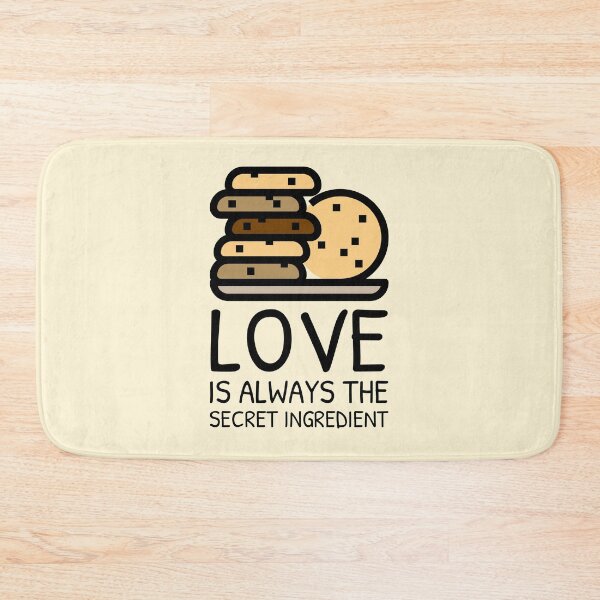 Item preview, Cookie Recipe for Baking Secret Ingredient Love Plate Full designed and sold by quoteology.