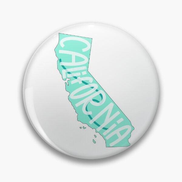 California Wave Sticker Pin