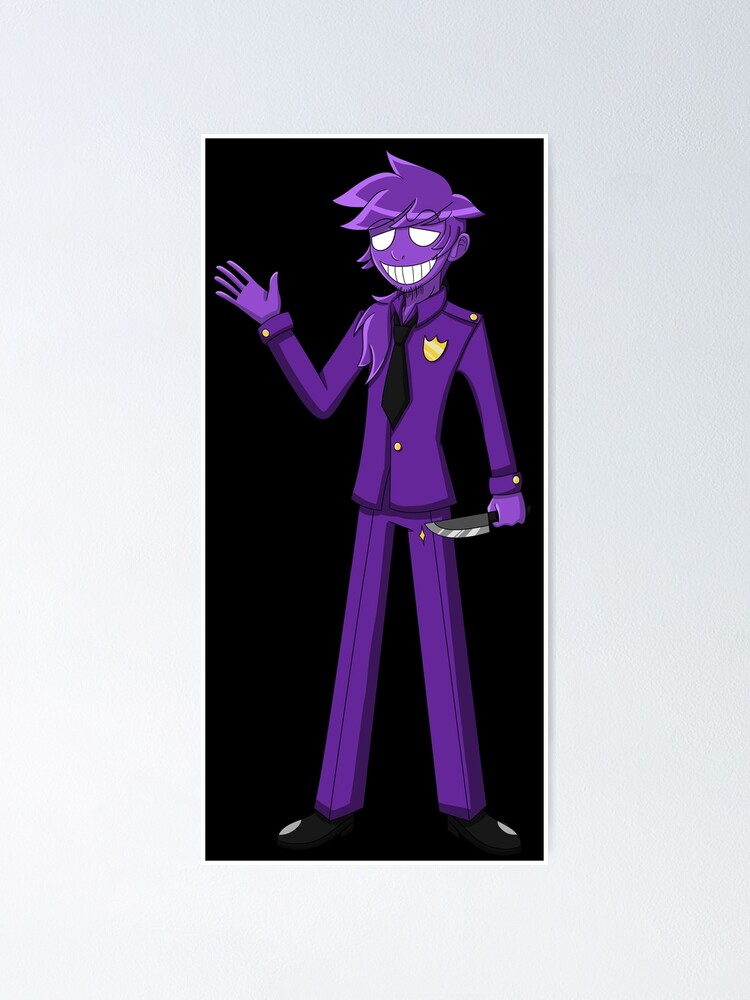 Purple Guy William Afton Poster For Sale By Jeny Nayeli Redbubble 8558