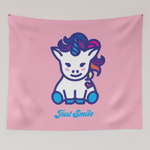 Item preview, Yuni baby the rainbow unicorn - Just Smile designed and sold by TokiPY.