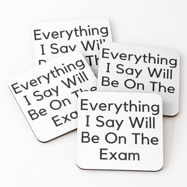 Item preview, everything i say will be on the exam designed and sold by Noahlaz.